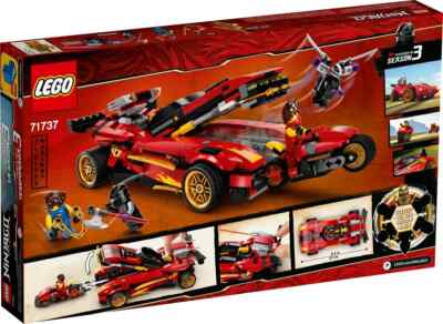 Lego X-1 Ninja Charger 71737 NINJAGO Minifigure Building Set