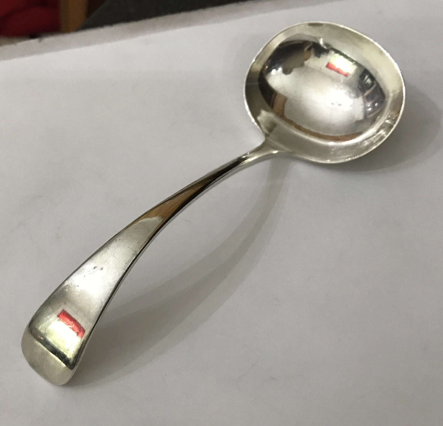 Antique Sheffield Silver Plate EPNS Old English 16cm Toddy Sauce Ladle Cutlery