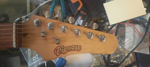 Pignose Stratocaster Electric Guitar Burst RARE ***FREE SHIPPING*** - Picture 10 of 12