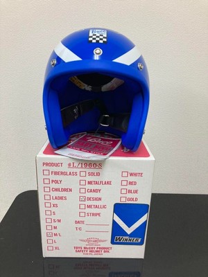 Unused Buco Half Helmet Winner Blue Size M/L 59-60 TOYS McCOY Rare 