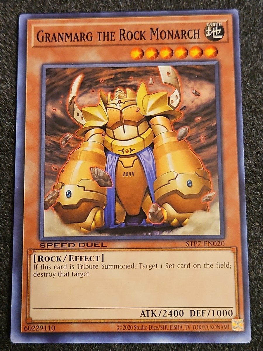 Granmarg The Rock Monarch Common Speed Duel Tournament Pack 7 OTS