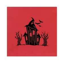 Haunted House Halloween Flags, Halloween Graphic Flag, Halloween Hanging Flags!