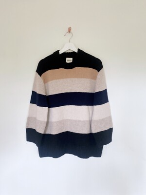 KHAITE Striped Cashmere Jumper Size S