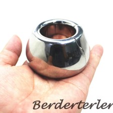 Male Stainless Steel Scrotum Pendant Ball Stretcher Weight-Bearing Ring Metal