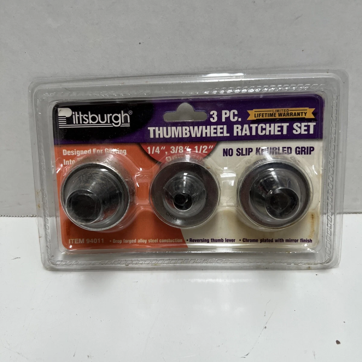 Thumbwheel ratchet sales set
