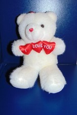 Valentine's Day Bear with I Love You Hearts