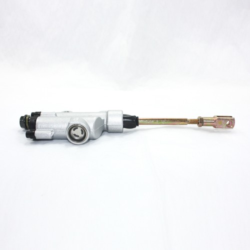SILVER 10mm Banjo Bolt Rear Hydraulic Brake Master Cylinder PIT Trail Dirt Bike - Picture 3 of 4