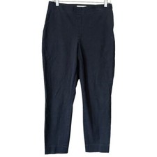 Everlane Black Stretch Skinny Pull On Ankle Cropped Dress Pants Womens 12