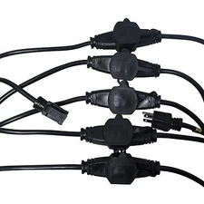 ProX 32 ft lighting Stage Power Multi-Outlet Stringer AC 3Prong Outlets 12 AWG