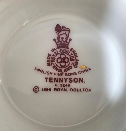 Royal Doulton Tennyson 1-5 Pc. Place Setting Fine Bone China EXCEL COND 🔥RARE🔥 - Picture 7 of 7