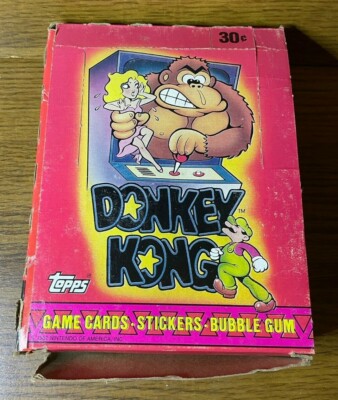 topps DONKEY KONG ドンキーコング　カード36枚　トップス 1982 Topps Donkey Kong Wax Box Trading Cards 36 Packs | eBay