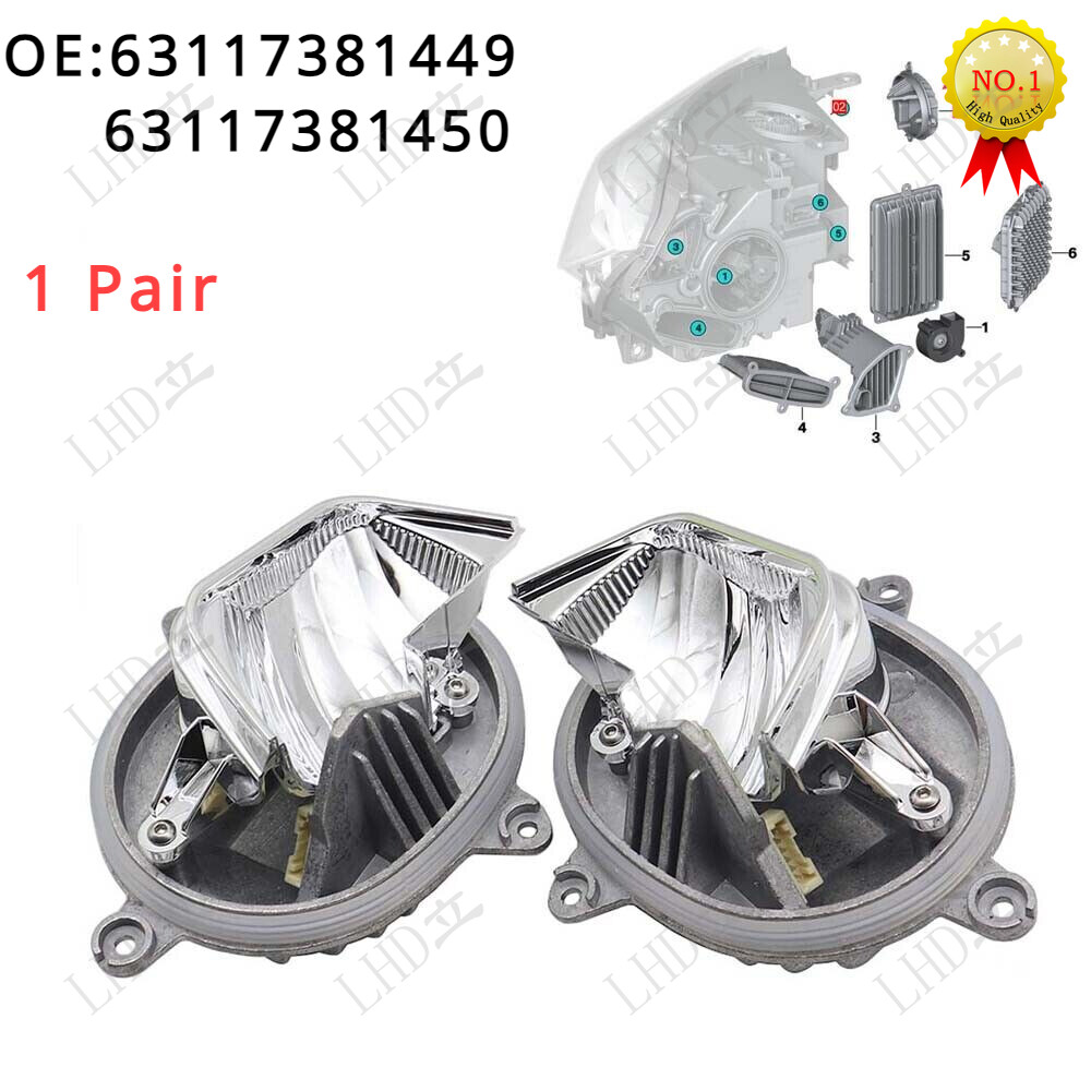 1 Pair LED Headlight Left/Right Cornering light Module For BMW X5 X6