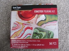 Brand New Brea Reese: Coaster Pouring Kit 14 Piece Paint Set