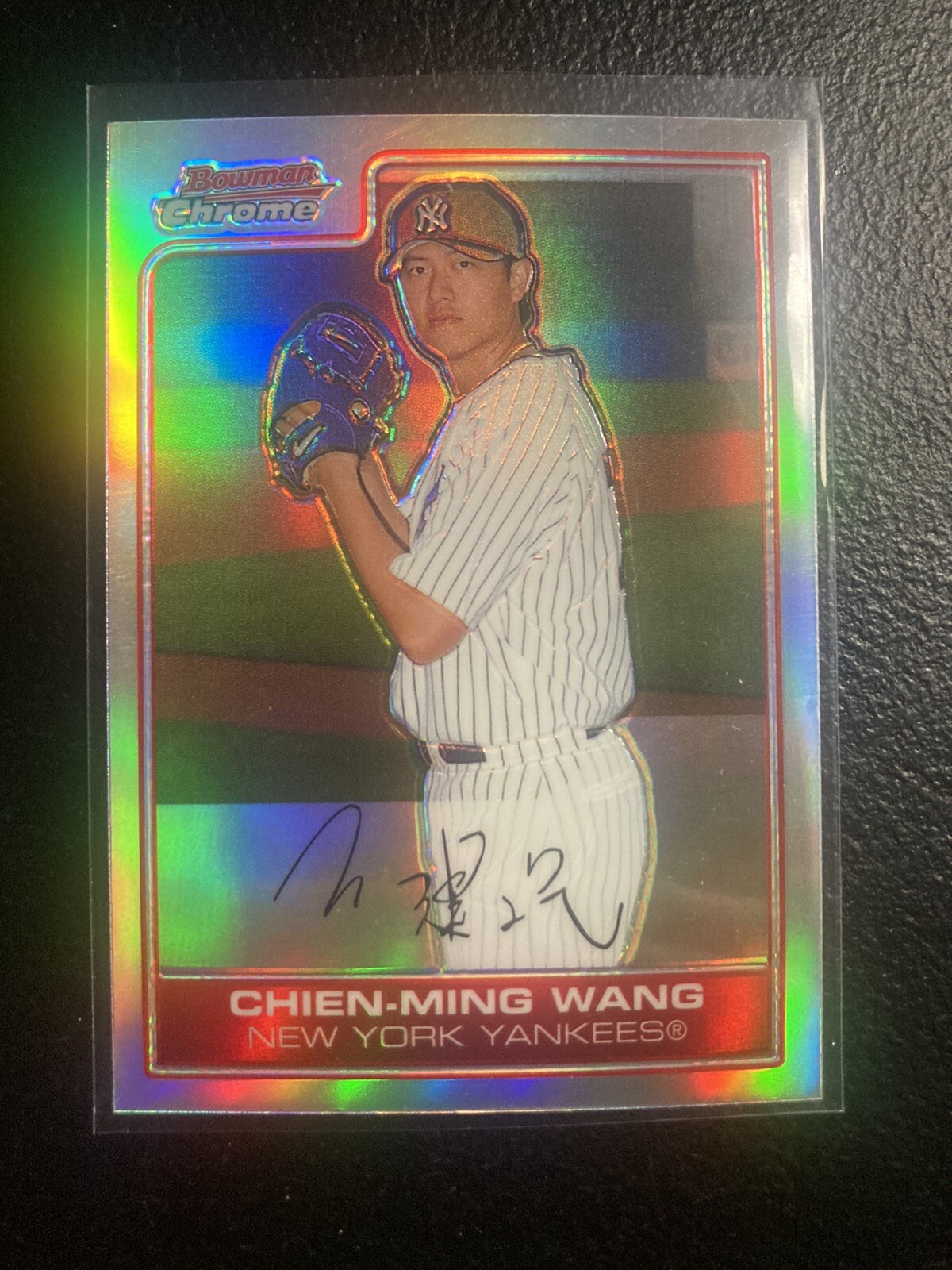Chien-Ming Wang 2006 Bowman Chrome refractor #116