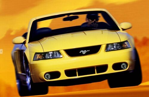 1994-2004 Mustang Front Grille Chrome Running Horse Emblem w Bracket Torx Screws - Picture 5 of 7