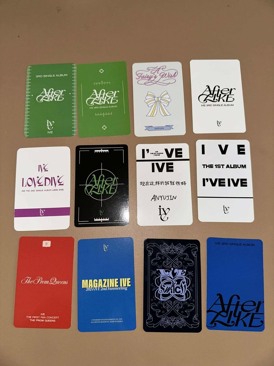 LOT) IVE OFFICIAL YUJIN ALBUM POB PHOTOCARD LOVE DIVE I've IVE I