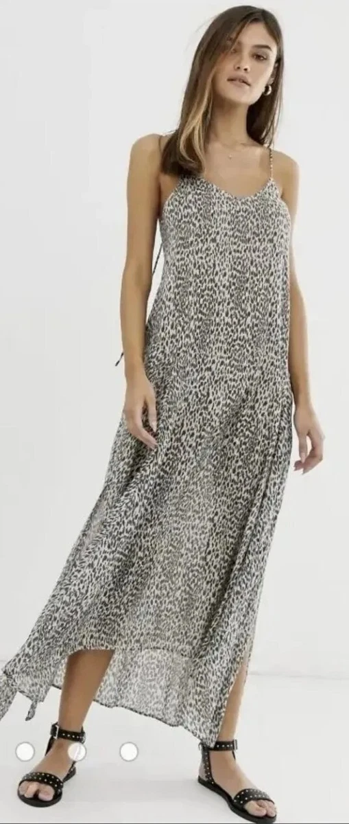 All saints pink leopard dress 2025