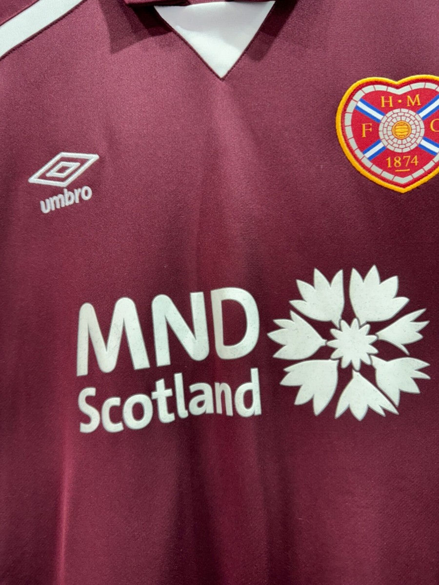 HEART OF MIDLOTHIAN 2021 2022 Home Football Shirt Soccer HEART OF MIDLOTHIAN 2021 2022 Home Football Shirt Soccer