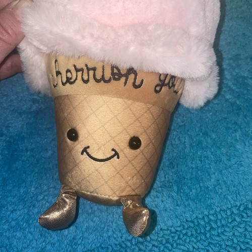 Summer Time Ice Cream Plush Cherry 2024 Stuffed Toy 9" Aurora SOFT Cherish Baby - Picture 3 of 5