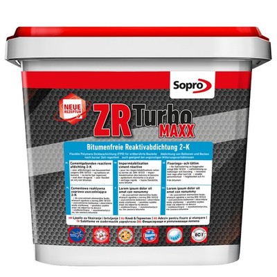 Sopro ZR Turbo MAXX mineralische Dichtungsschlämme 2K  Reaktivabdichtung 24 kg