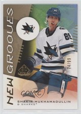 2024-25 Upper Deck SP Game Used New Grooves Gold 74/99 Shakir Mukhamadullin 03uh
