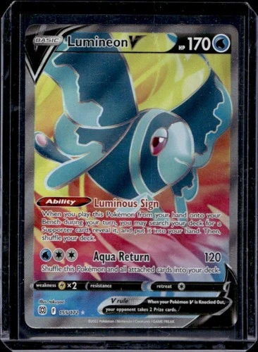2022 Pokemon SWSH Brilliant Stars Lumineon V #155/172