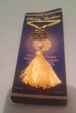 Solar Plexus Chakra Rope Necklace With Tassel