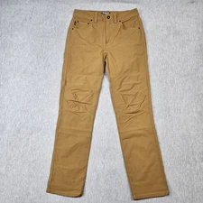 Simms Pants Mens 32 Brown Dockwear Double Knee Hiking Fishing Outdoor Carpenter