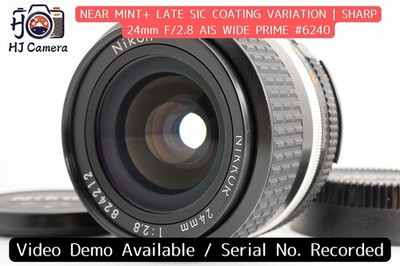 [Near Mint+] Nikon AI-S AIS Nikkor 24mm f2.8 MF Wide Angle SIC Coating Lens Japa