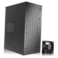 Matx Case:High Airflow Micro ATX Case, Support MATX, Mini-ITX, Micro ATX BLACK