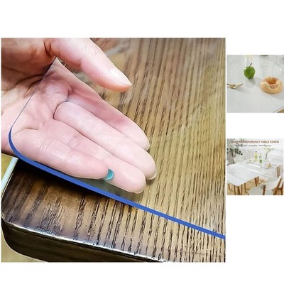 Durable Waterproof Table Protector Mat - Clear 20x36 Inch for All Surfaces