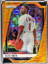 2025 Panini Prizm - Ozzie Smith, Ozzie Smith #99 Orange Pulsar Prizm /399