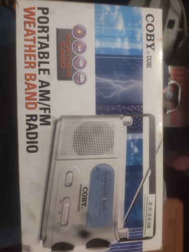 Coby CX38C Portable AM/FM Weather Band Radio Tested Works | eBay