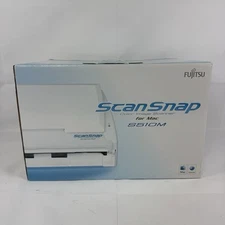 Fujitsu ScanSnap S510M Color Image Scanner For MAC 18 PPM New Factory Sealed!