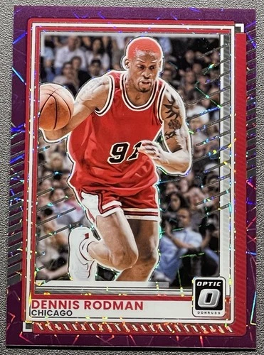 Dennis Rodman 26 Donruss Optic Purple Numbered 14/15 Future Frame Prizm  🔥🔥