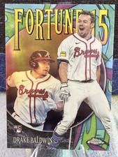 2025 Topps Chrome Update - Fortune 15 Drake Baldwin Atlanta Braves