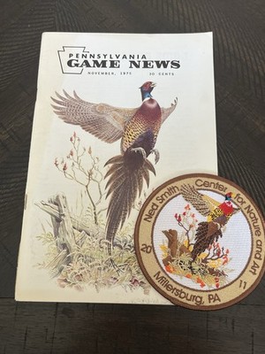 2011 NED SMITH PATCH WITH MATCHING ARTWORK ON PA GAME NEWS MAGAZINE