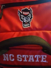 Logo North Carolina State Football WolfPack Backpack Cooler Authentic Licensed 