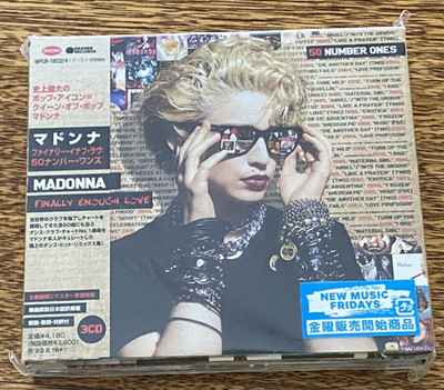 MADONNA - Finally Enough Love (50 Number Ones). Japanese Triple CD