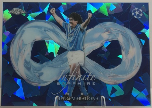2026 Diego Maradona Infinite Sapphire Topps Chrome  UCC Champions League Napoli