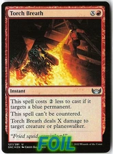 Torch Breath FOIL 127 Uncommon Streets of New Capenna NM/LP MTG