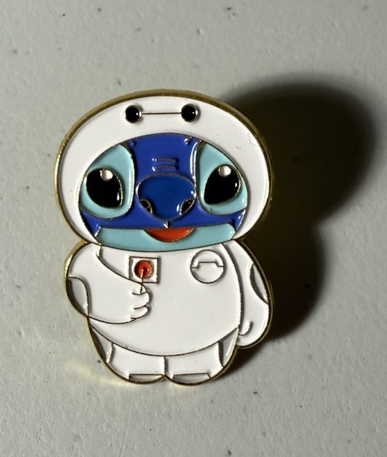 Disney Stitch x Baymax Crossover Cosplay Fantasy Pin -  Big Hero 6