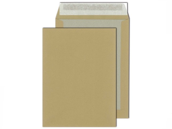 500 Versandtaschen UmschläGe Mit PapprüCkwand B4 Braun Haftklebend-image
