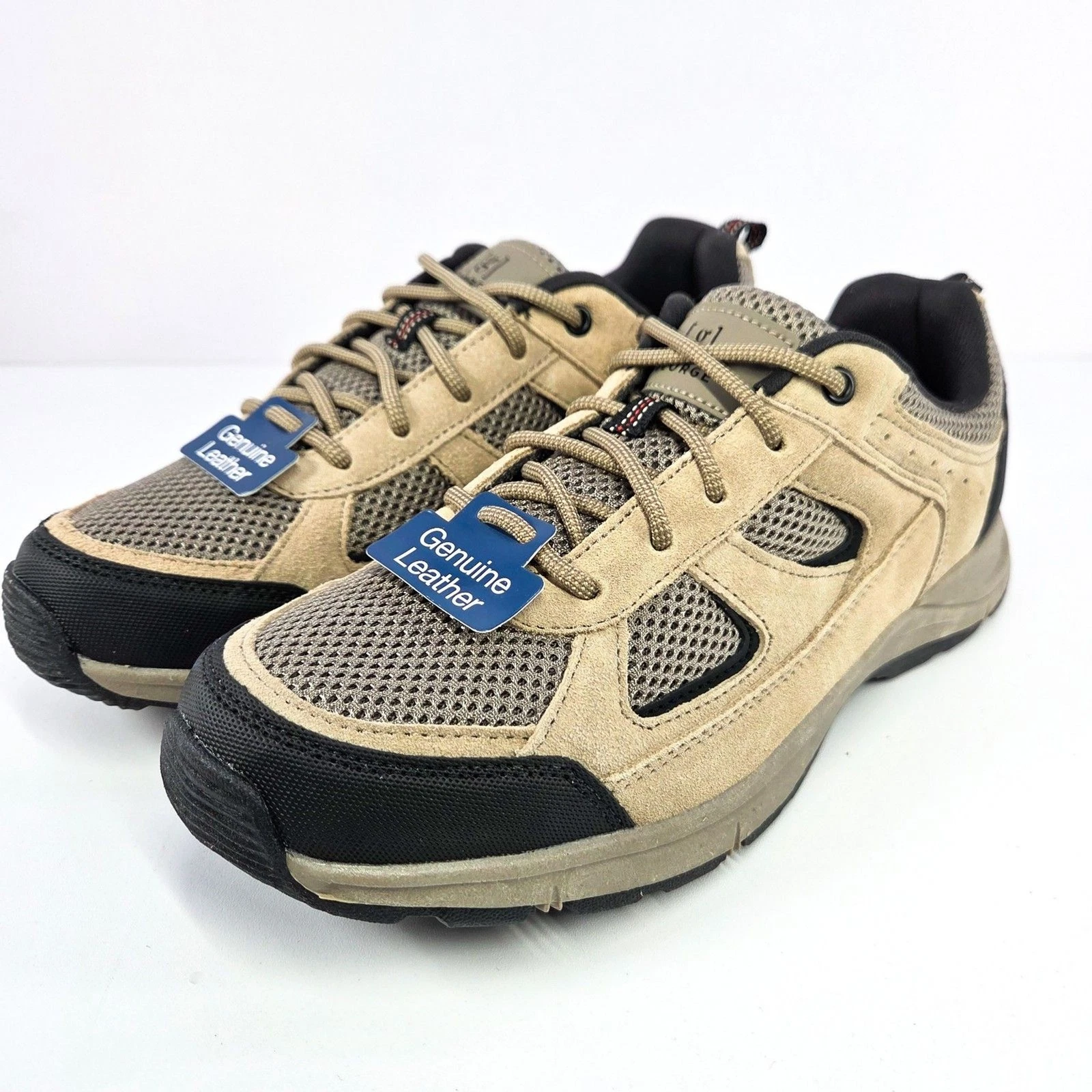 George Men’s Rugged Casual Trail Shoes Tan Brown Men's Size 8.5 New With Tags