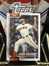 Topps 2026 Topps 75 Carson Whisenhunt RC #184 San Francisco Giants