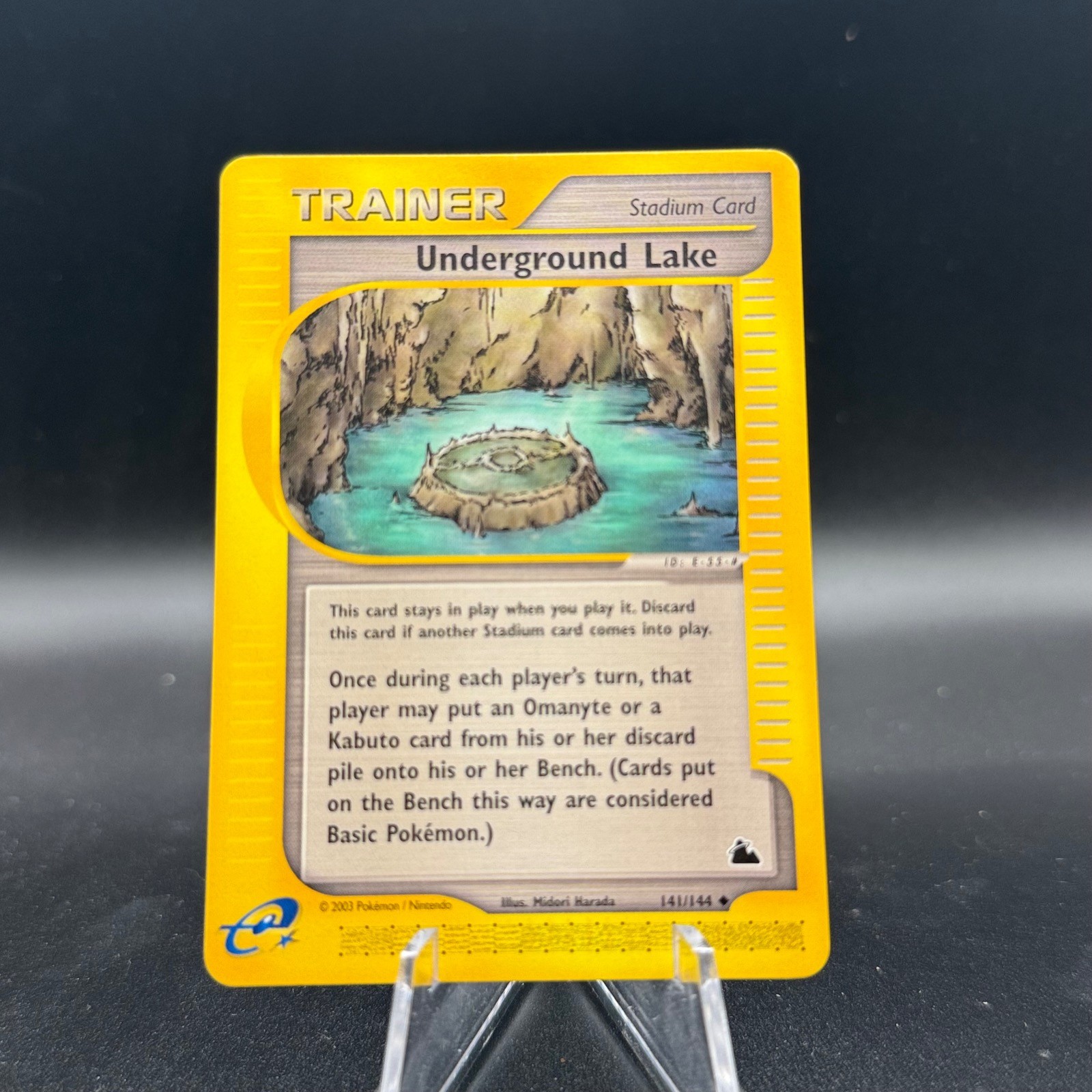 Underground Lake 141/144 Uncommon Skyridge Pokemon Near Mint