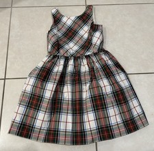 Polo Ralph Lauren Tartan Plaid Holiday Formal Dress Girl Size 10 Sleeveless