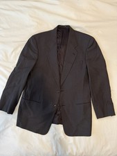 MANI BY GIORGIO ARMANI Made In Italy Vintage Textured Mini Check Jacket 39 R