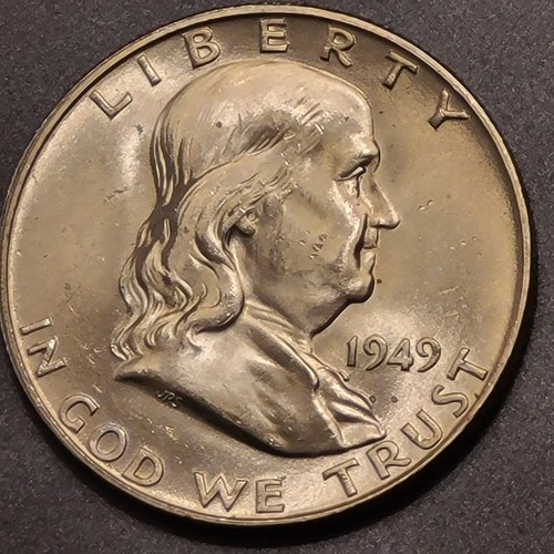 1949-D 50C Franklin Half Dollar Uncirculated