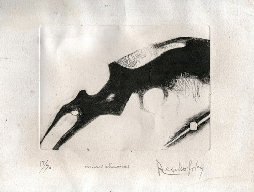 Limited Edition Print "Ombres Chinoises" by Jean Reschofsky No. 13 of 70